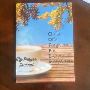 Colorful Prayer Journal with Coffee Theme